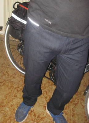Bild 1 av NIKOS till ALBERTO - Bike-B Eco Repel Denim - Cykelbyxa