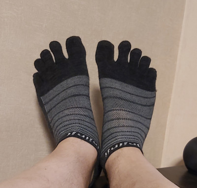 Bild 1 av Eric till Injinji - Run Lightweight No Show Wool - Löparsockor