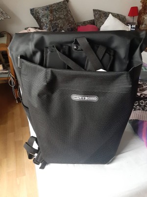 Bild 1 av Franziska Peggy till Ortlieb - Vario High-Vis - Cykelryggsäck