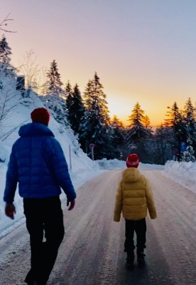 Bild 1 av erika till Patagonia - Kid's Cotton Down Jacket - Dunjacka