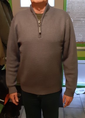 Bild 1 av Henk Jan till Stoic - Heavy MerinoKnit MMXX.Rutvik Half Zip - Överdragströjor merinoull