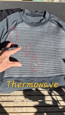 Bild 1 av Edi till Thermowave - Merino Arctic Hybrid Baselayer L/S Shirt - Underkläder merinoull